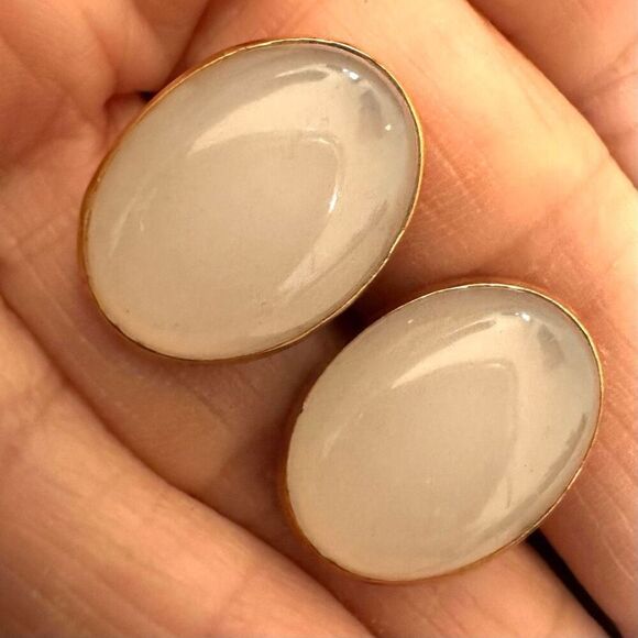 Gold tone vintage  cufflinks - Picture 6 of 6